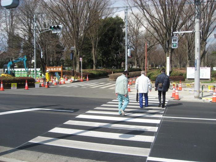 五日市街道に新しく設置された横断歩道と歩行者用信号機について 小金井市公式webへようこそ